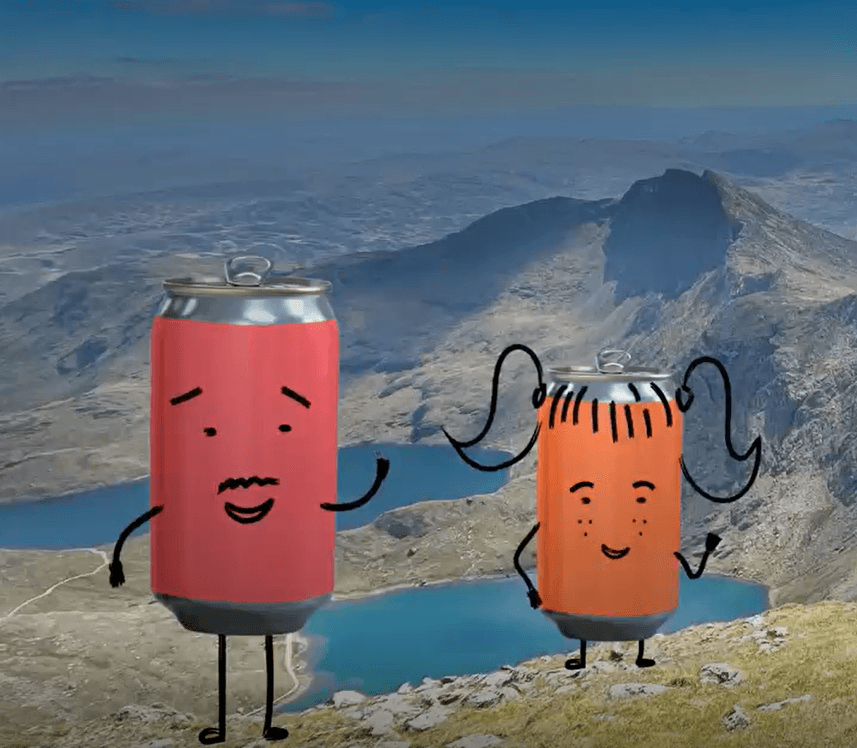 Mae gan fetel a gwydr rai o'r anturiaethau hiraf mewn ailgylchu